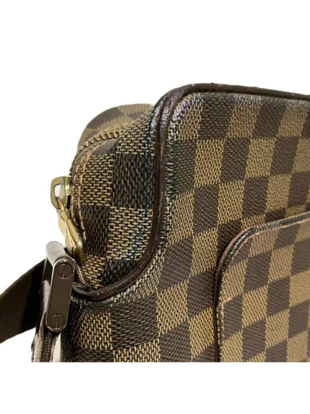 Louis Vuitton Olaf PM Damier Shoulder Bag Canvas